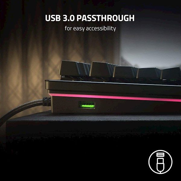 Razer Keyboard Huntsman V2 RGB 108key Analog Switch USB EN, black