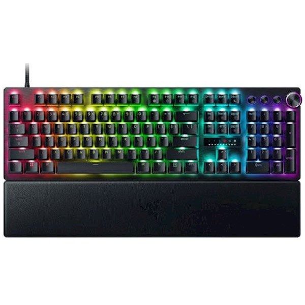 Razer Keyboard Huntsman V3 Pro RGB 104key Analog Optical Switches GEN-2, USB-A/ EN, black
