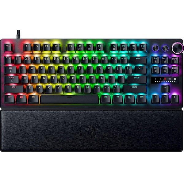 Huntsman V3 Pro TKL RGB, RAZER, Keyboard, 84key Analog Optical Switches USB-A EN, black.