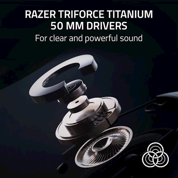 Razer Gaming Headset BlackShark V2 Pro (2023), 7.1, WL/BT, black