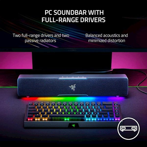 Razer Leviathan V2 X 7.1 USB-C/BT RGB, black