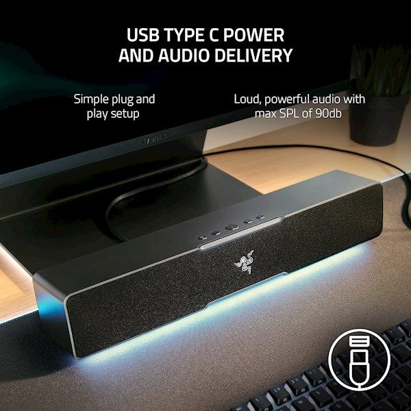 Razer Leviathan V2 X 7.1 USB-C/BT RGB, black