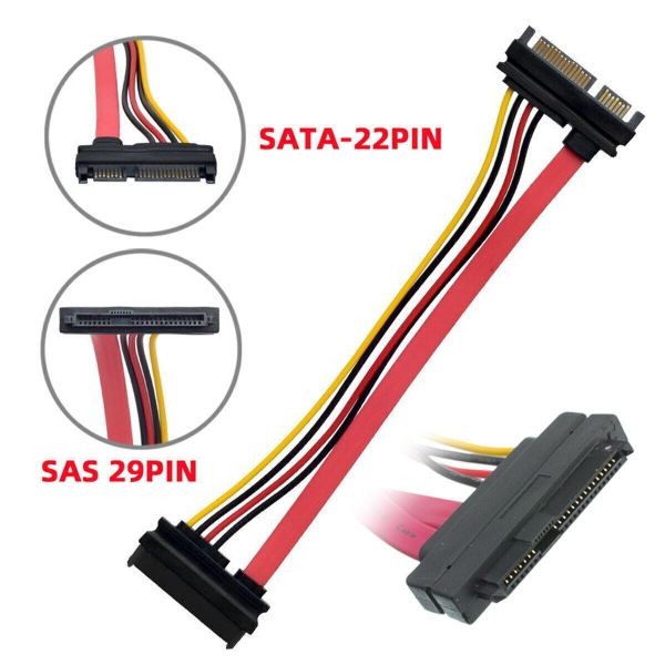 SAS (29pin) HDD to SATA (22pin) adapter
