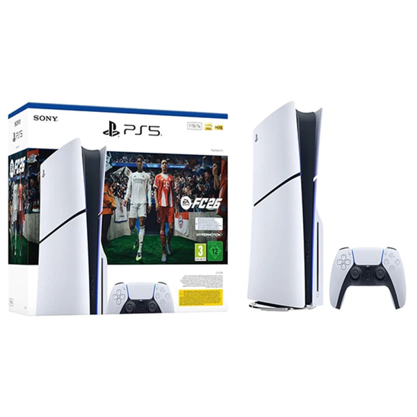 Playstation 5 Console Slim CD Version White With FC26  /PS5