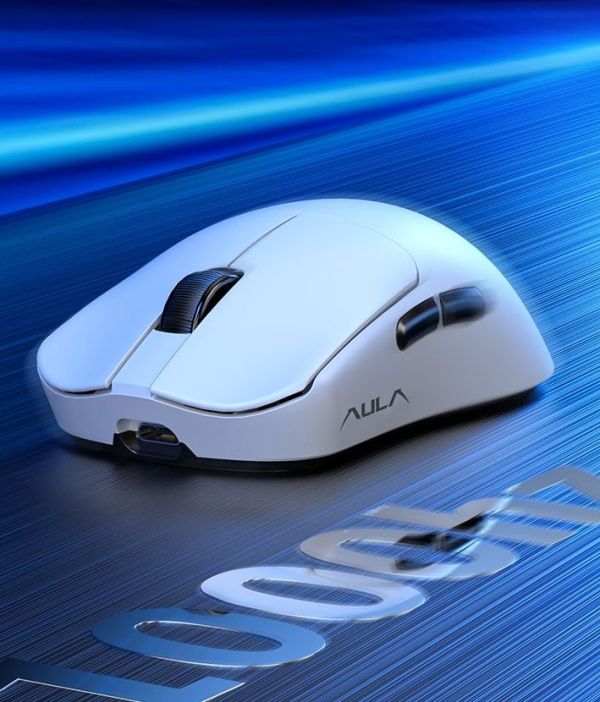Mouse: AULA SC380Pro Rechargeable Wireless Tri-mode Gaming Mouse White