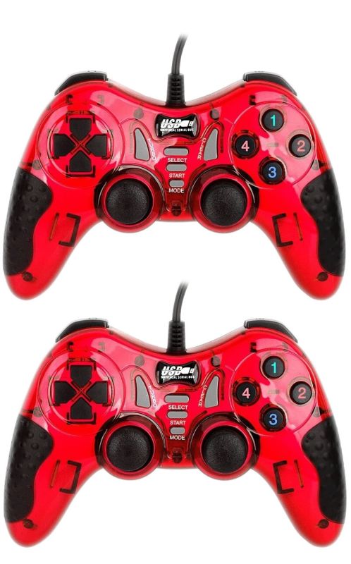 Double Shock USB Controller Red
