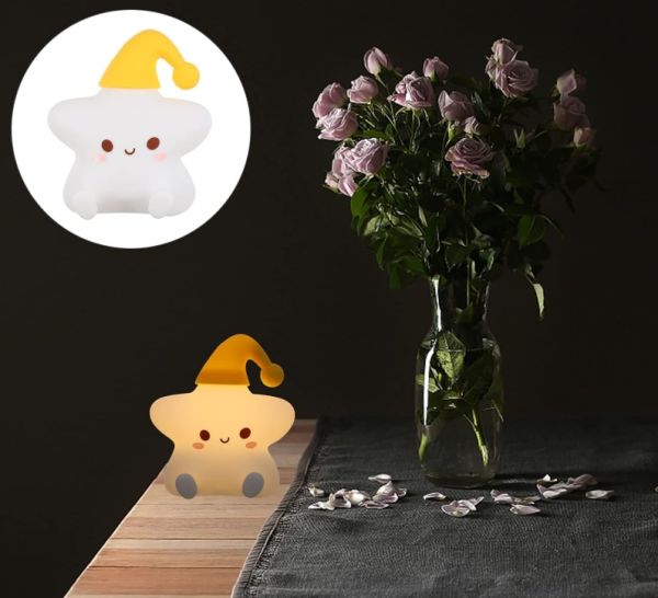 Silicone Star Shaped Night Light