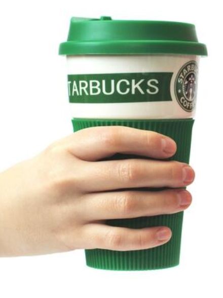 Starbucks Coffee Cup With Silicone Cover  Green
