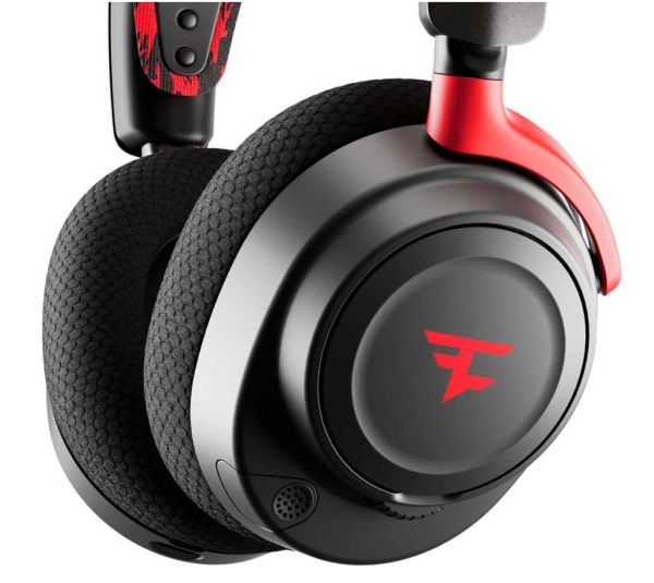 SteelSeries Headset Arctis Nova 7 Faze Clan, mini-jack/USB-C/BT/WL, 1.2m/1.5m, black-red