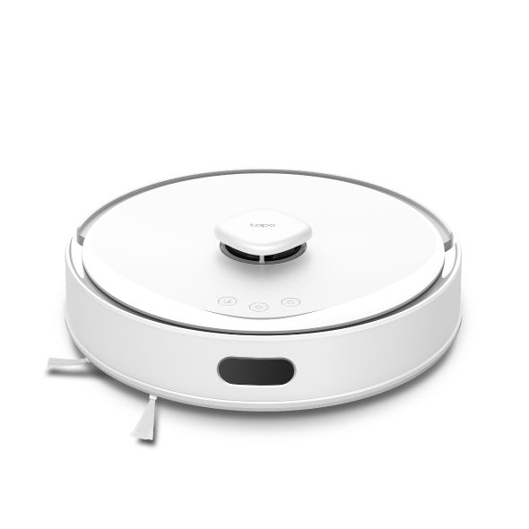 Tapo RV30 Max White, TPLINK, Robot Vacuum Cleaner, Vacuum &amp; Mop 2-in-1, 5300Pa, 2600mAh Battery, 250ml Dustbin, 300ml Water