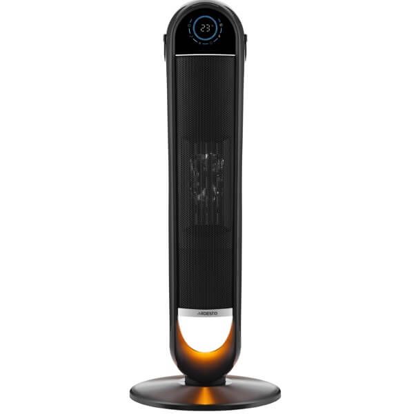 Fan heater ARDESTO FHC-2000ECGR 20m2, 2000w, electronic control, ceramic heating element, remote control, gray