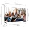 TV 50" Thomson LED 4K 60Hz Smart Google TV Black