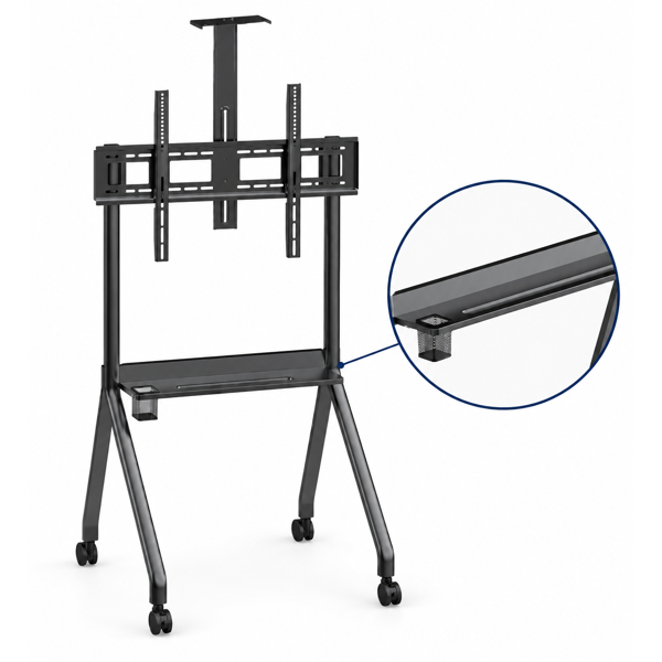 TV Mount AllScreen TR42, 42"-86", TV Mount With Roller, Black