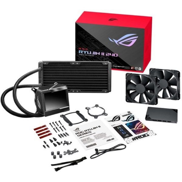 ASUS LCS ROG RYUJIN II 240 LGA 115x,1700, 2011, 2011-3, 2066;AMD: AM4, TR4* OLED Noctua iPPC