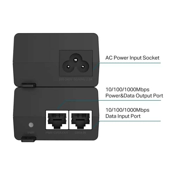 TP-Link, POE160S, Adapter, PoE+ Injector
