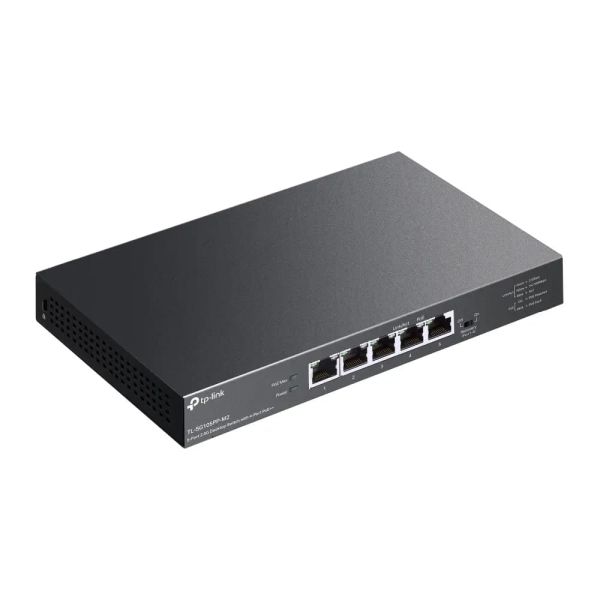 TL-SG105PP-M2, TPLINK, Switch, 5-Port 2.5G Desktop Switch with 4-Port PoE++, 123W.