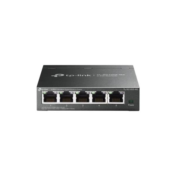 TL-SG105S-M2, TPLINK, Switch, 5-Port 2.5G Multi-Gigabit Desktop Switch.