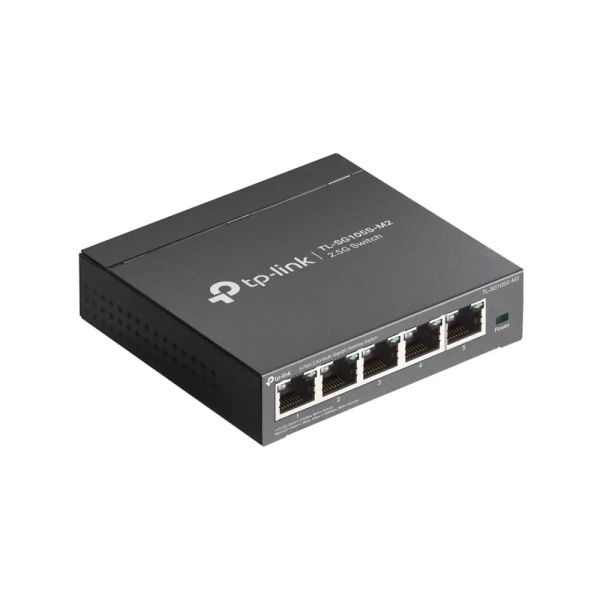 TL-SG105S-M2, TPLINK, Switch, 5-Port 2.5G Multi-Gigabit Desktop Switch.