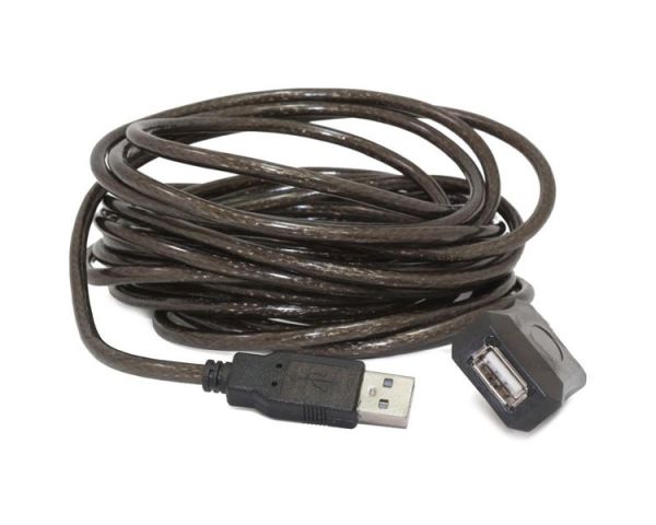 Cable: Gembird UAE-01-10M Active USB 2.0 extension cable 10m black