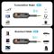 B1111A01, UNITEK, Bluetooth Adapter, 2-in-1 Bluetooth 5.3 Transmitter/Receiver, up to 10 m, latency 40ms, charge up to 10