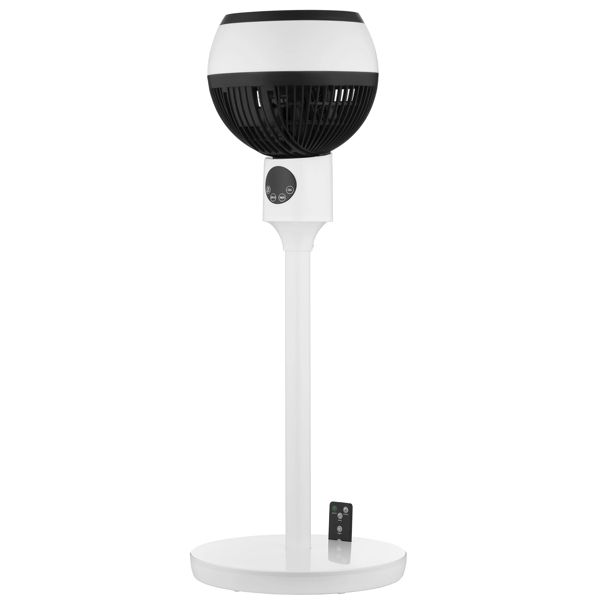 ARDESTO Floor fan, 50Вт, remote control, display, black and white