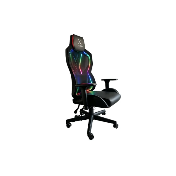 Gaming chair: Vertex CyberNova Gaming Chair With RGB light Black Mesh