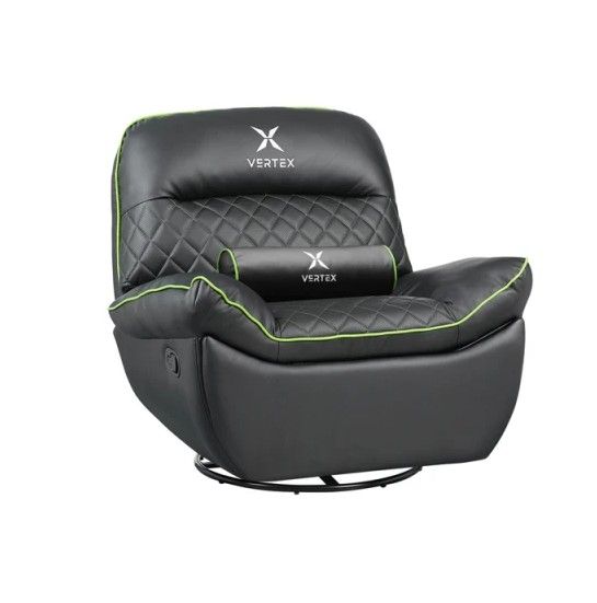 Gaming chair: Vertex Throne Gaming Sofa Green/PVC