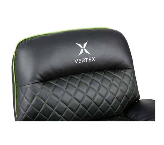 Gaming chair: Vertex Throne Gaming Sofa Green/PVC