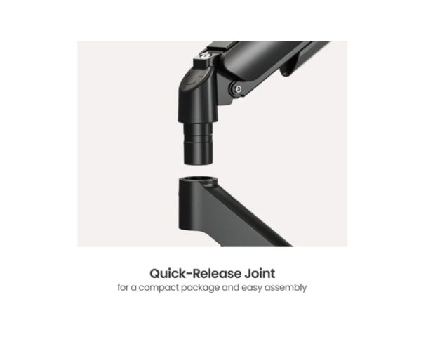 Monitor arm: Vertex VX-2MA-24EB Mechanical Spring Monitor Arm 17"-32"
