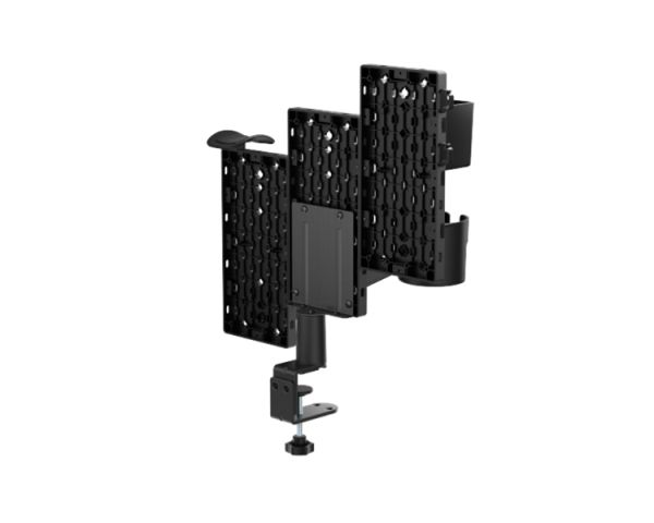 Gaming Rack: Vertex VX-GPB-02R VX-3PB-03B 3-Piece Desk Mounted Rotating Pegboard Black/Red