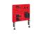 Gaming Shelf: Vertex VX-GPB-02R Gaming Clamp-on Desk Pegboard Red