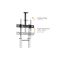 TV stand: Vertex VX-TV-ST02 TV Stand 60"-100"