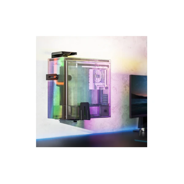 Case Holder: Vertex VX-UMCS-02B Easy Set-Up Under-Desk/Wall CPU Holder