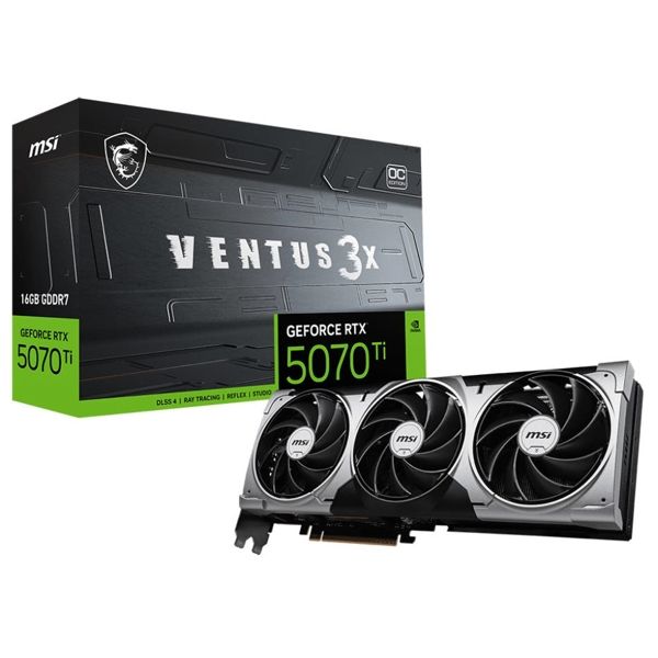MSI Graphic card GeForce RTX 5070 Ti 16GB GDDR7 VENTUS 3X OC