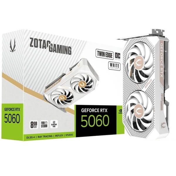 ZOTAC Graphic Adapter GeForce RTX 5060 8GB GDDR7 Twin Edge OC White Edition white