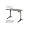 Desk: Vertex VX-GD-01B Conqueror Gaming Desk Black