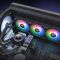 TH360 V2 ARGB, ThermalTake, Black Liquid Cooler System, 120 ARGB Fan *3, PWM500~2000RPM, CL-W362-PL12SW-A