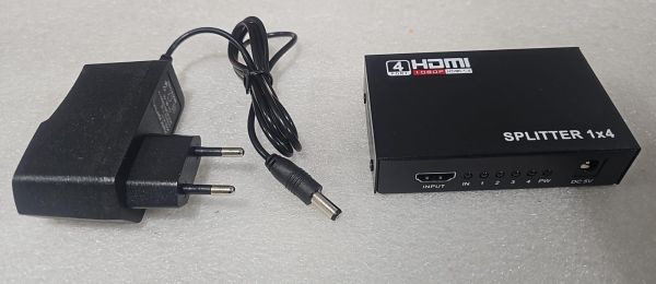 HDMI Splitter 1 in 4 Out, 1×4 HDMI switch