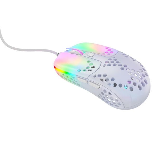 Mouse Xtrfy MZ1, USB-A, RGB, Білий