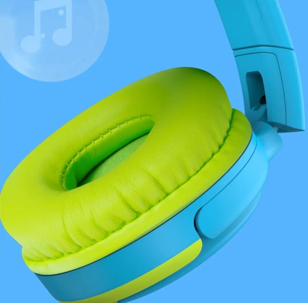 XO EP47  Kids Study Wired Headphone blue-green