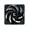 Zalman Case Fan AF120, 120mm, 600-2000rpm, 4pin PWM, 29.7dBa, black