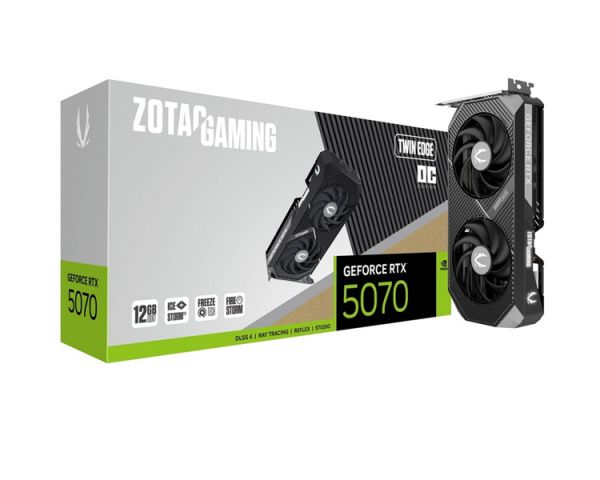 Video card: Zotac GAMING GeForce RTX5070 Twin Edge OC 12GB 192-Bit GDDR7 - ZT-B50700H-10P