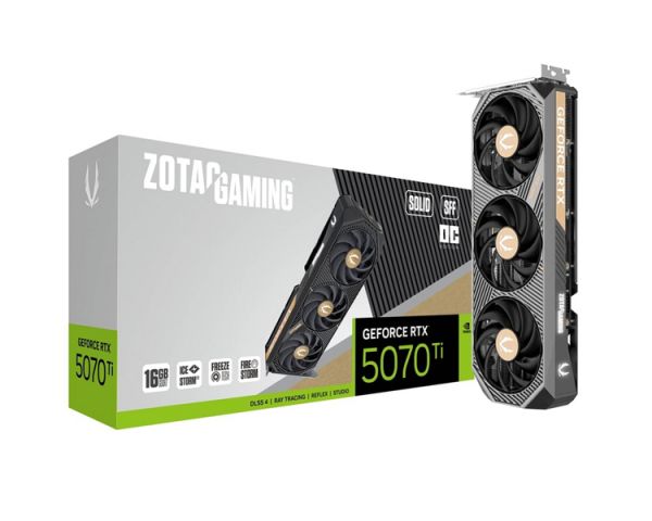 Video card: Zotac GAMING GeForce RTX5070 Ti SOLID SFF OC 16GB 256-Bit GDDR7 - ZT-B50710J3-10P