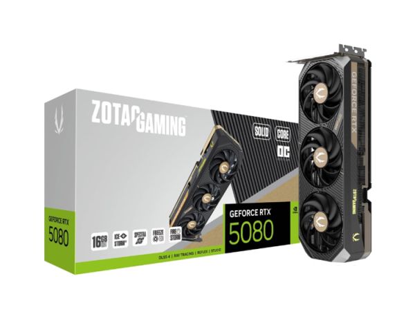 Video card: Zotac GAMING GeForce RTX5080 SOLID CORE OC 16GB 256-Bit GDDR7 - ZT-B50800J2-10P